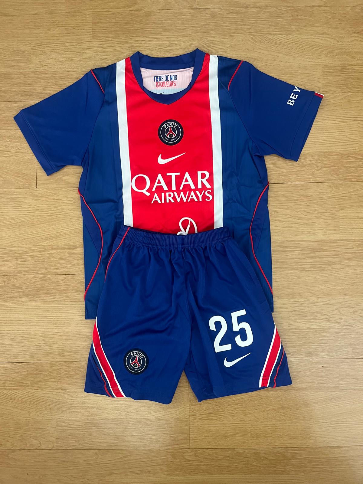PSG Nuno Mendes #25 2026-2027 — costas
