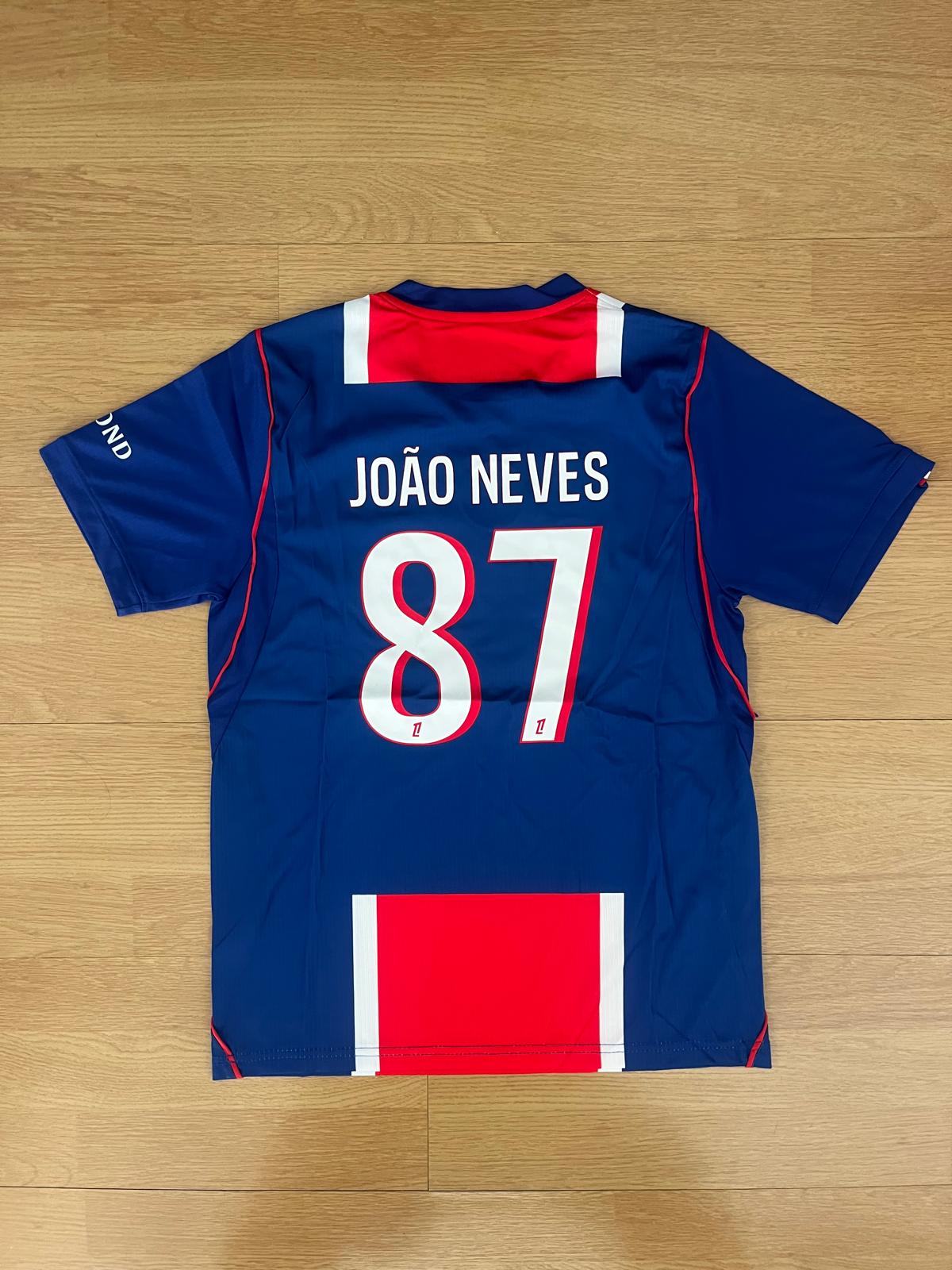 PSG João Neves #87 2026-2027 — costas